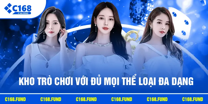 Kho trò chơi với đủ mọi thể loại đa dạng